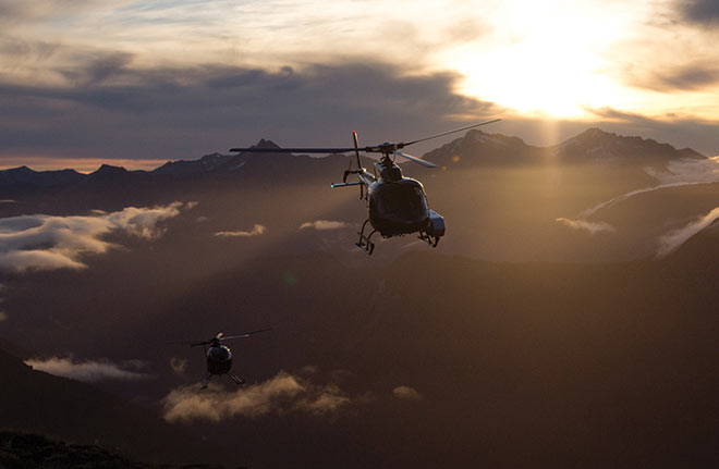 Scenic flights Foirdland